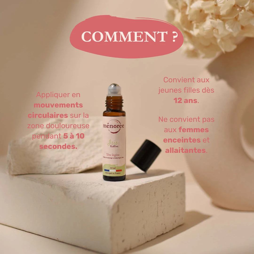 Roll-on pour soulager les maux de tête liés au cycle menstruel