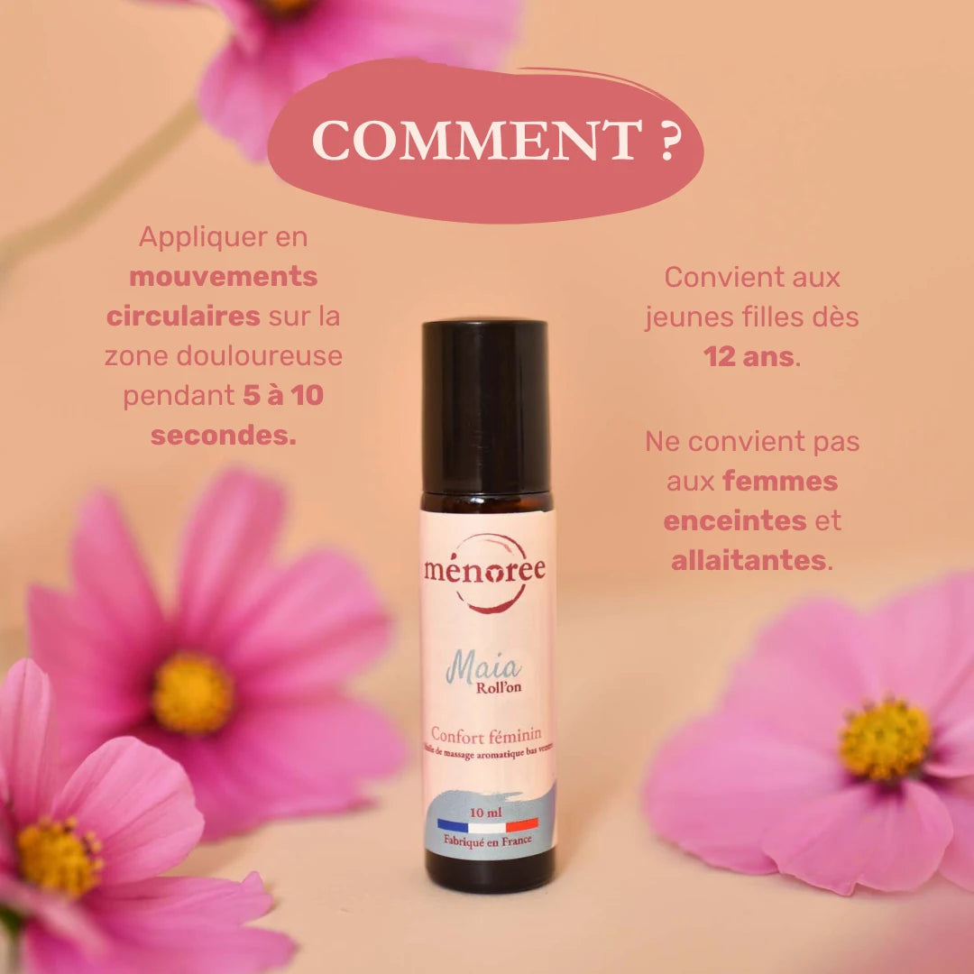 Comment utiliser un roll-on sur le bas-ventre pendant les règles