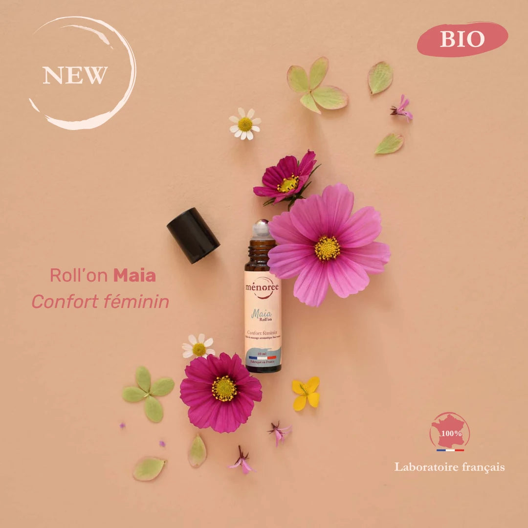 Roll-on Maïa Ménorée BIO pour les règles douloureuses